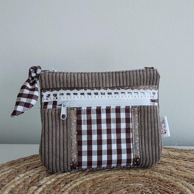 Porte-monnaie 2 zips