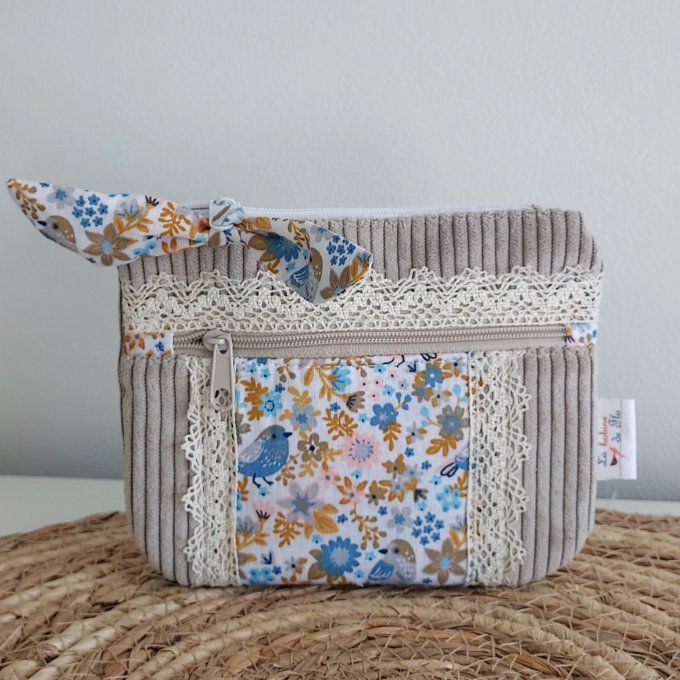 Porte-monnaie 2 zips