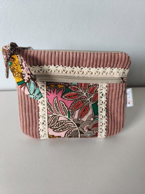 Porte-monnaie 2 zips 