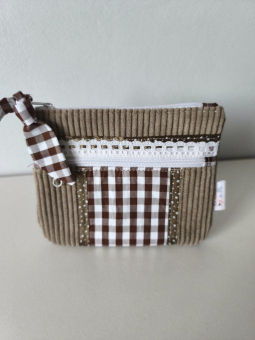 Porte-monnaie 2 zips